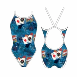 BAÑADOR NATACION MUJER CARDS (REVOLUTION)