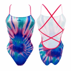 BAÑADOR PATRON 'SIRENE' BLUE TIE DYE