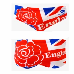 BAÑADOR WATERPOLO CAB. BANDERA ENGLAND - ROSA