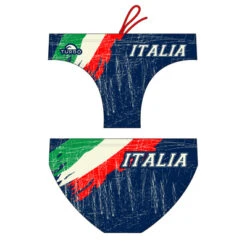 BAÑADOR WATERPOLO HOMBRE ITALIA VINTAGE FLAG