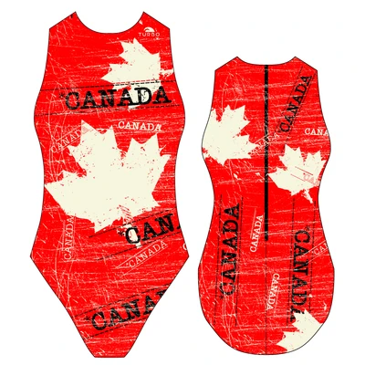 BAÑADOR WATERPOLO MUJER CANADA VINTAGE 2013 1 BAÑADOR WATERPOLO MUJER CANADA VINTAGE 2013