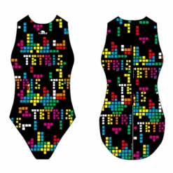 BAÑADOR WATERPOLO MUJER STANDARD / PERSO CLAS (FORRADO) 89428