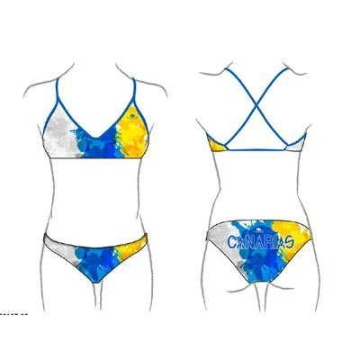 BIKINI NATACION MUJER CANARIAS MANCHAS ( PATRON MARE) 1 BIKINI NATACION MUJER CANARIAS MANCHAS ( PATRON MARE)