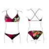 BIKINI NATACION MUJER CARPA-FLOR ( PATRON MARE COMPLETO)