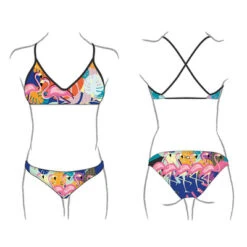 BIKINI NATACION NIÑA FLAMINGO ( PATRON MARE)