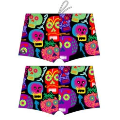 BOXER FULL PRINTED NIÑO HALLOWEEN -SKULLS