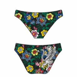 BRAGA BIKINI 'MARE' FLOWERS-AND-TIGERS