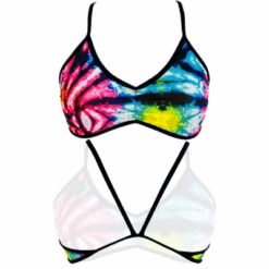 TOP FUNKY TIE-DYE RAINBOW